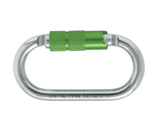 Ito Seisakusho KA10AM-S Autolock Stainless Steel O Type Aluminum Ring (green, 1.72KN, 10 x 19 x 56mm)