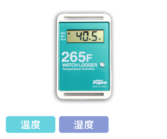 Fujita Electric Works KT-265F/G Temperature data logger temperature and humidity (green, -40 - +80oC, 0 - 99%, 16000 data)