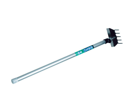 ASANO MOKKOU-SHO 08010 Telescoping rake with standing sickle (small) (820 - 1385mm)