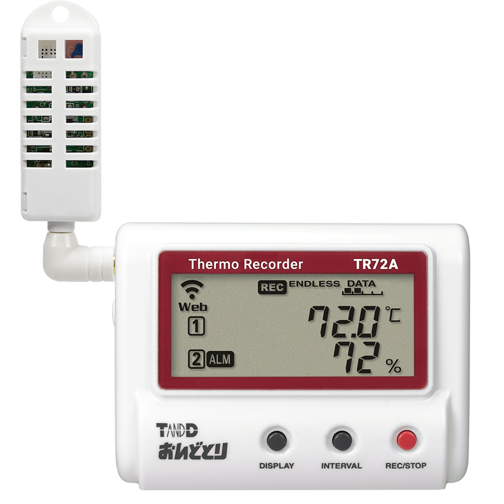 Thiết bị ghi đo nhiệt độ/ độ ẩm (0~55oC, 10~95%RH) TANDD (T&D) TR72A
