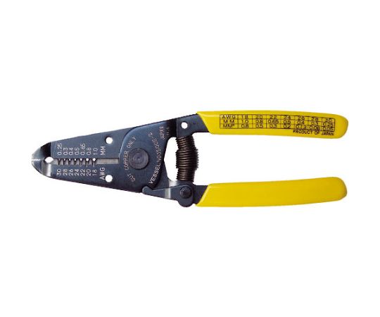 Kìm tuốt dây (cho dây đặc và dây bện) (0.25 - 1.0 mm 1-line, 155mm) VESSEL 3500E-2