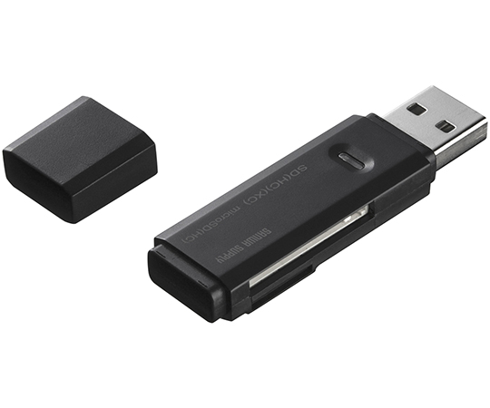 Đầu đọc thẻ USB 2.0 màu đen SANWA SUPPLY ADR-MSDU2BK