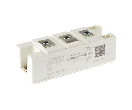 Modul Thyristor kép (1600V, 156A, 7-Pin Semipack2) Semikron SKKT 162/16 E