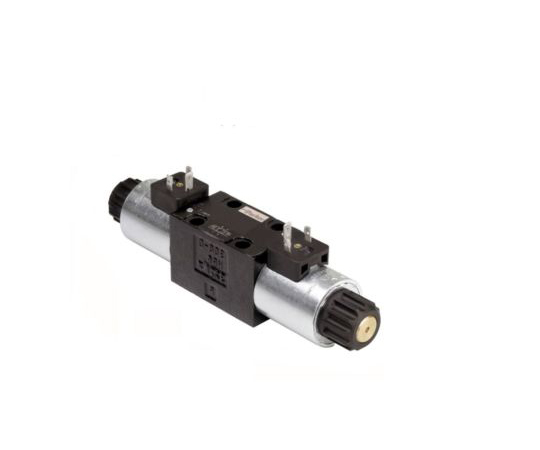 Parker D3W002CNJW CETOP Mounting Hydraulic Solenoid Actuated Directional Control Valve Parker (CETOP 5, C, 24Vdc)