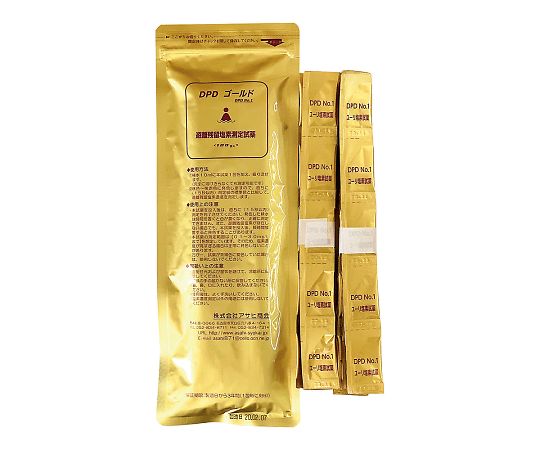 ASAHI DPD No.1 Free residual chlorine measurement reagent (DPD Gold) 100 packets