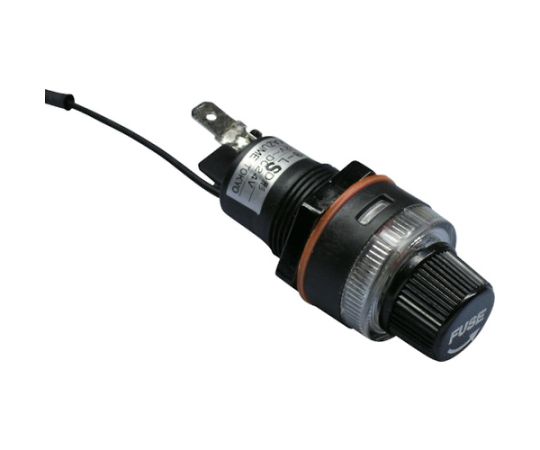 SAKAZUME ELECTRIC FHB-LSD Cylindrical fuse holder Green LED lights when energized Red LED lights when blown (AC/DC12 - 28)