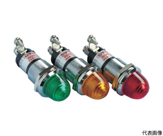 SAKAZUME ELECTRIC DO8-B6M-AC100V-O/O Lamp replaceable super bright LED indicator (AC100V connection, Orange, φ16mm)