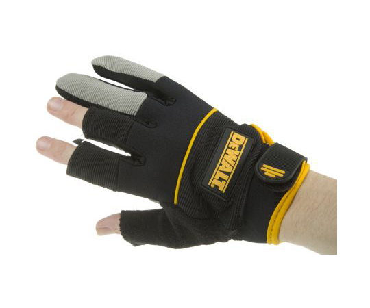 DEWALT DPG24L Neoprene, Spandex Neoprene, Synthetic Leather-Coated General Purpose Gloves (size 10, Black)