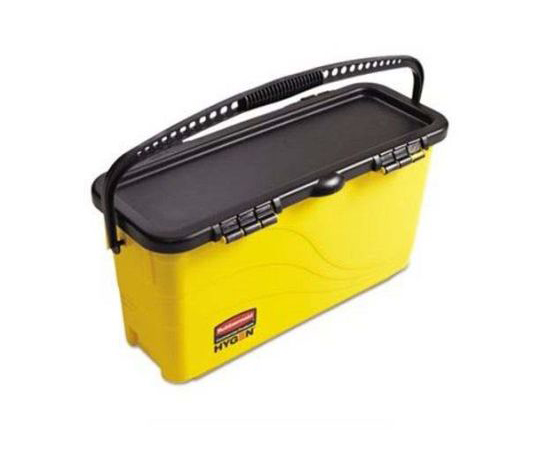 Rubbermaid Commercial Products 1791802 Bucket With Handle (PP Black, Yellow)