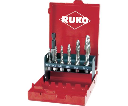 Bộ mũi khoan taro chuôi lục giác 6 chi tiết RUKO 270020