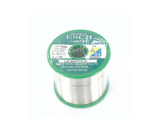 Senju Metal Industry ESC21F40.6D5 Lead-free solder 0.6mm 500g roll