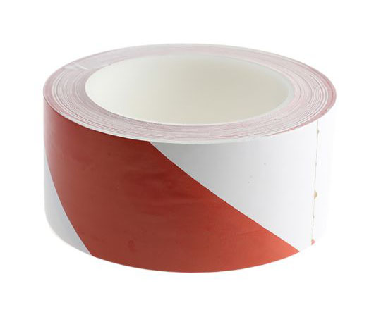 Brady 255296 PVC Lane Marking Tape (Red/ White, 50mm x 33m)