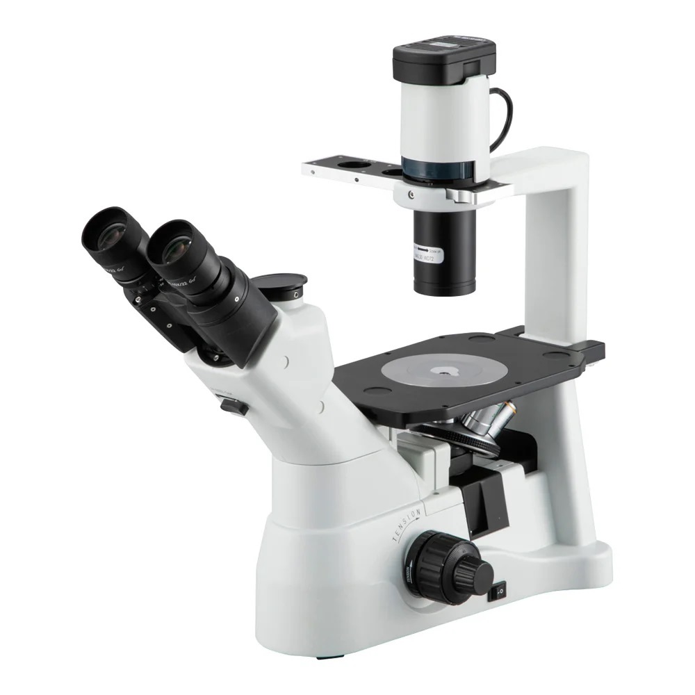 AS ONE 1-1929-12 RD-50T Inverted microscope trinocular 40-400X
