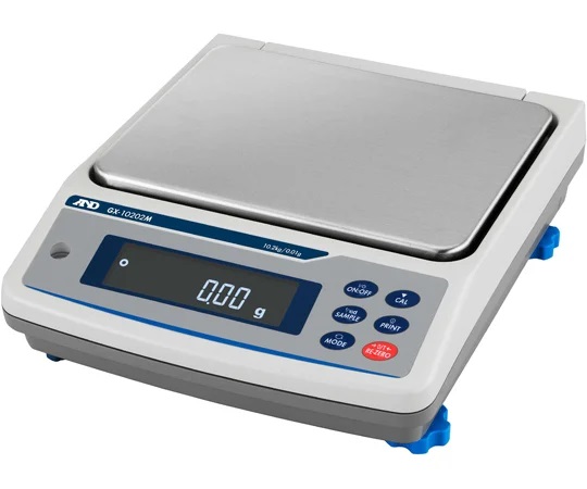AND (A&D) GX-10202M Dust Control Waterproofing Type Calibration Standard Weight Built-in Medium Weight Balance (10.2 kg, 0.01 g)