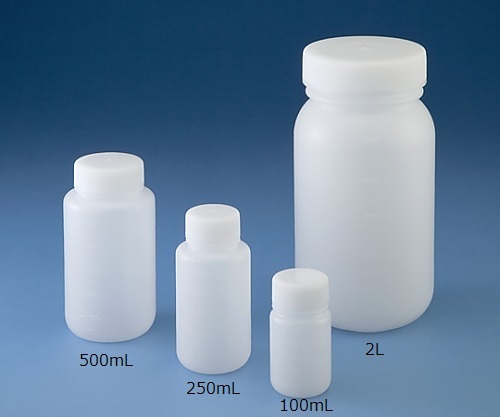 Nikko Hansen 1513-02 J bottle round wide mouth (natural) 100mL sterilized 200 bottles