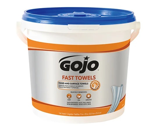 GOJO 6298-04 Hand Cleaner Towel (Bucket Type) (229 x 254mm, 130pcs)