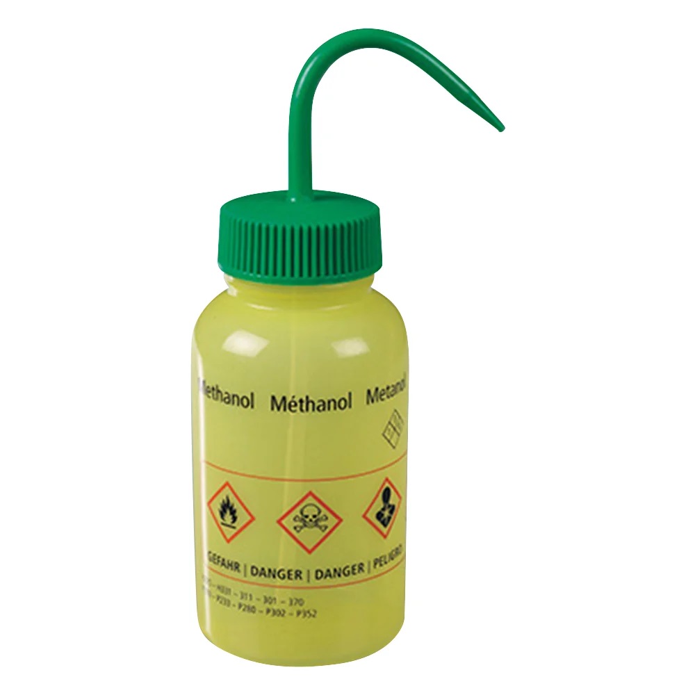 Burkle 0310-3052  Light-Shielding wide-mouth (wash bottle, Without Filter, for Methanol, 500mL)
