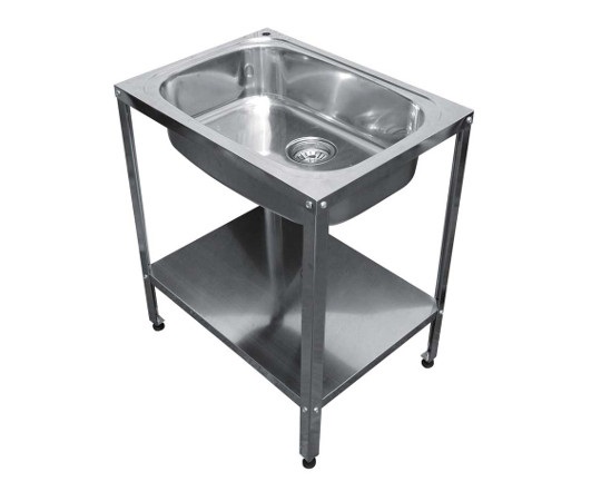 AOYAGI 0288400 Stainless steel simple sink (600 x 430 x H700mm)