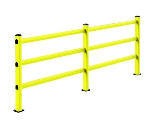 AMEFREC PED9015002 Fence type guard connection type (2 connections) (yellow, 1150mm x 3000mm)