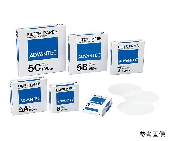 ADVANTEC 01521047 Qualitative Filter Paper No.5B (φ47mm, 100pcs/ box)
