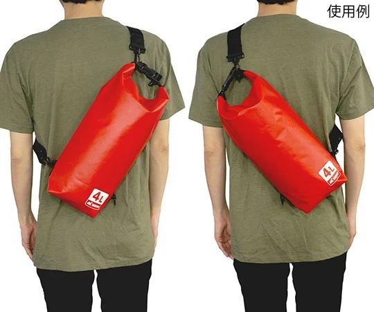 ARCHISITE AM-BDB-RD04 Water Sports Dry Bag 4L Rugged (Waterproof Back Red)